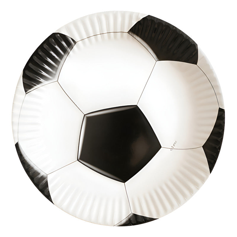 X30 Platos Cumpleaños Futbol Platos Desechable Decoracion