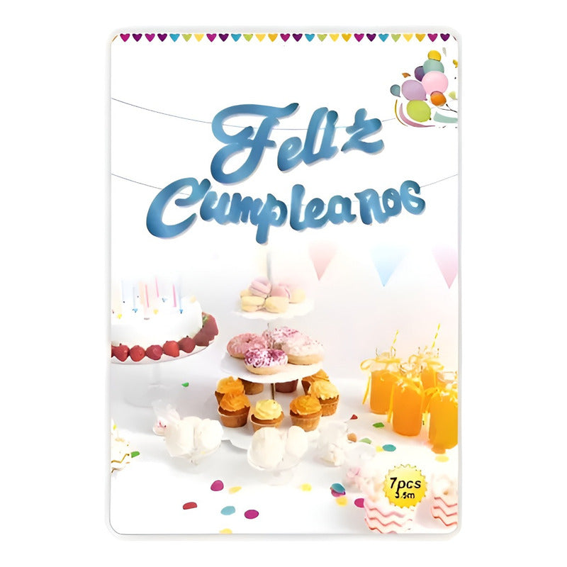 Decoración Cumpleaños Feliz Cumpleaños Banderines Cumpleaño