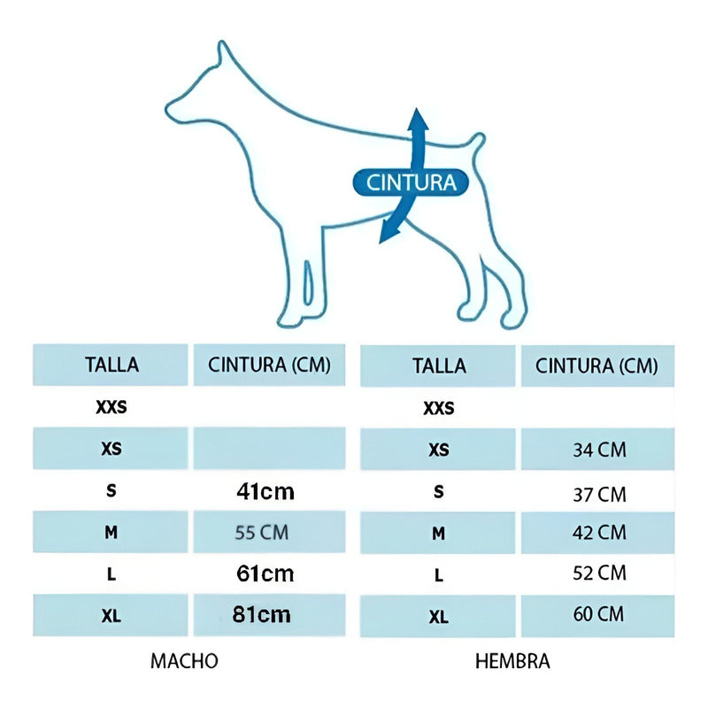 X10 Pañales Perros Panal Hembra Macho Pañales Gato Xs