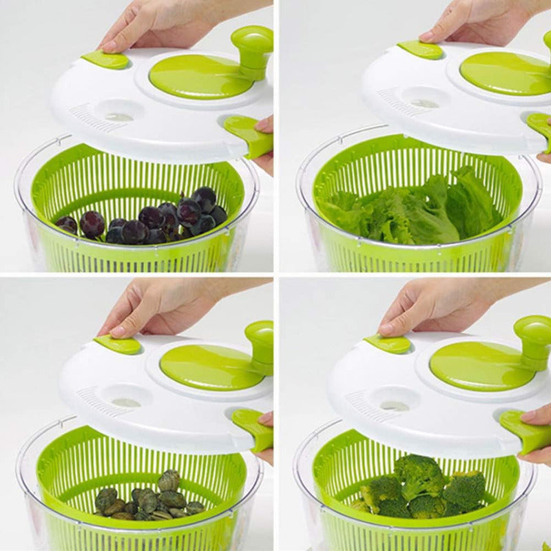Pack X2 Centrifuga De Verdura Centrifugador Lechuga Secador