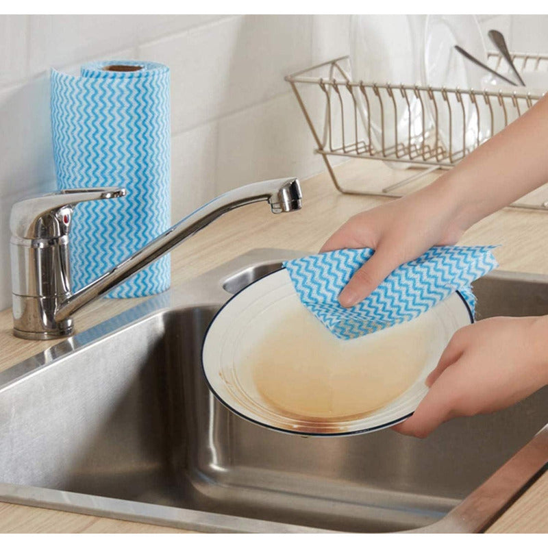 100 Paño Absorbente Cocina Paño Desechable Paño Reutilizable