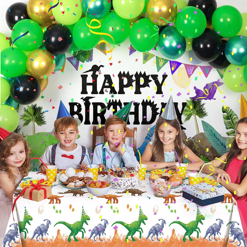 10 Platos Desechables Dinosaurio Platos Cumpleaños Dinosauri