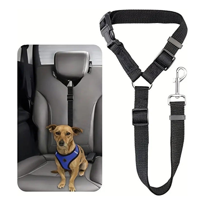 Cinturón De Seguridad Auto Perro Correa Cinturón 2 En 1