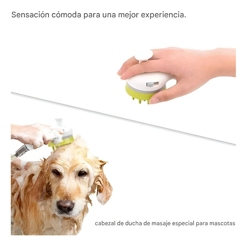 Cepillo Para Perro Ducha Mascotas Gatos Limpieza De Mascotas