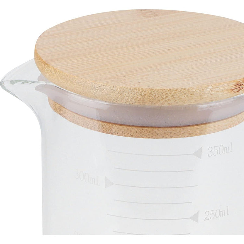 X2 Taza Medidora Con Tapa Taza Medidora Vidrio Taza Medidora