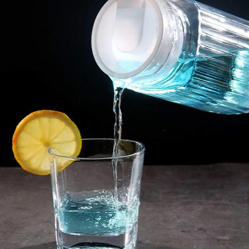 Set 3 Jarras De Vidrio Agua Jarra De Jugo Jarras Con Tapa