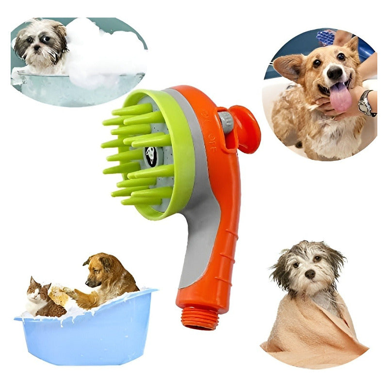 Cepillo Para Perro Ducha Mascotas Gatos Limpieza De Mascotas