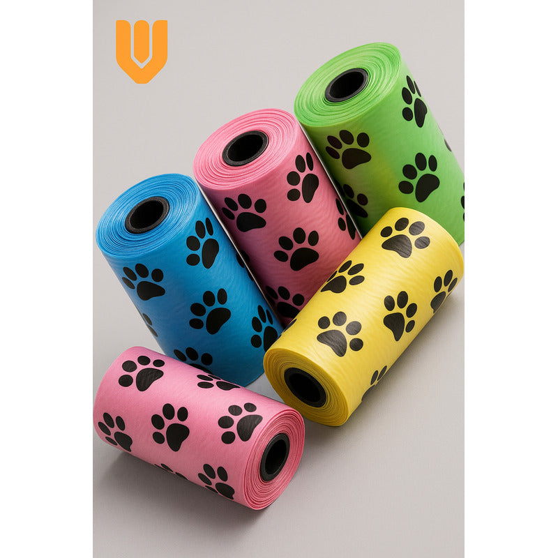 Pack 10 Bolsas Basura Excrement Heces Mascotas Perro Bolsas