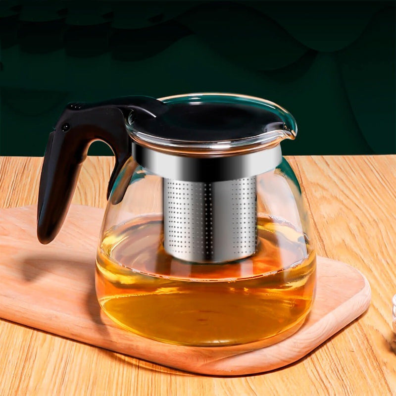 X2 Tetera Vidrio Infusor Te Tetera Infusora Con Filtro 900ml