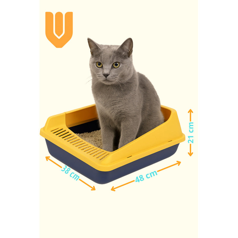 Arenero Para Gato Baño Ecologico Caja Arena Para Gato Baño