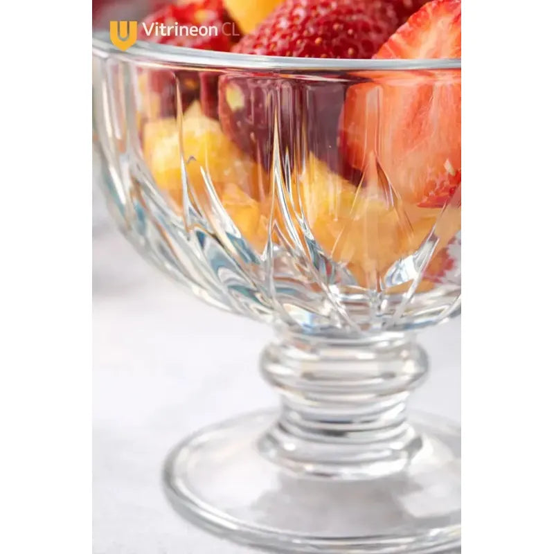 6 Copas Helado Vidrio 200ml Postre Dulce Transparente Postre Transparente Cristal Premium Elegante Moderno Copas Postre Helado Dulces Visualizacion Clara Contenido Mesa Hogar Decorativa