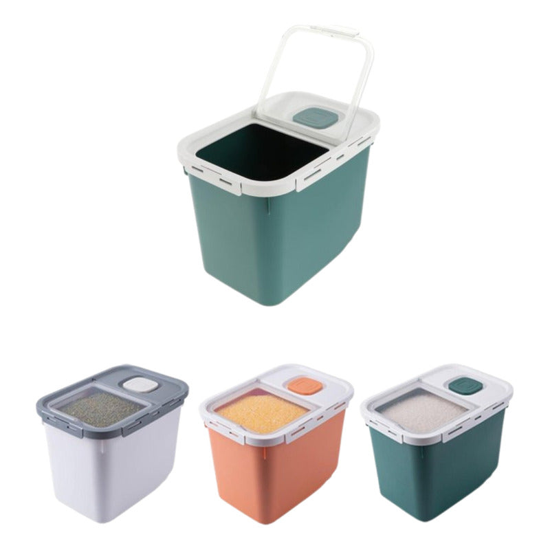 2 Recipiente De Alimentos Para Perros Gatos Cierre Hermético