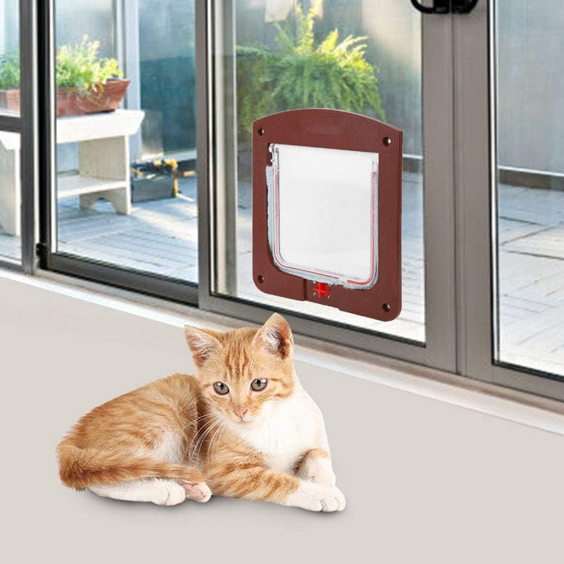 2 Puerta Para Mascotas Puerta Gatera Puerta Abatible Perro