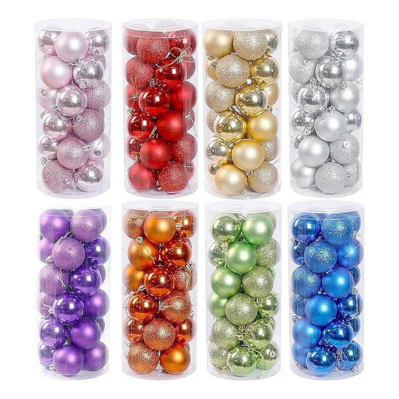 Esferas Navidad 5 Cm Brillante Mate 20 Unid Vitrineon Cl