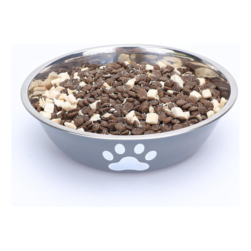 Pack X2 Plato Gato Comedero Perro Plato Perro Cuenco 18cm