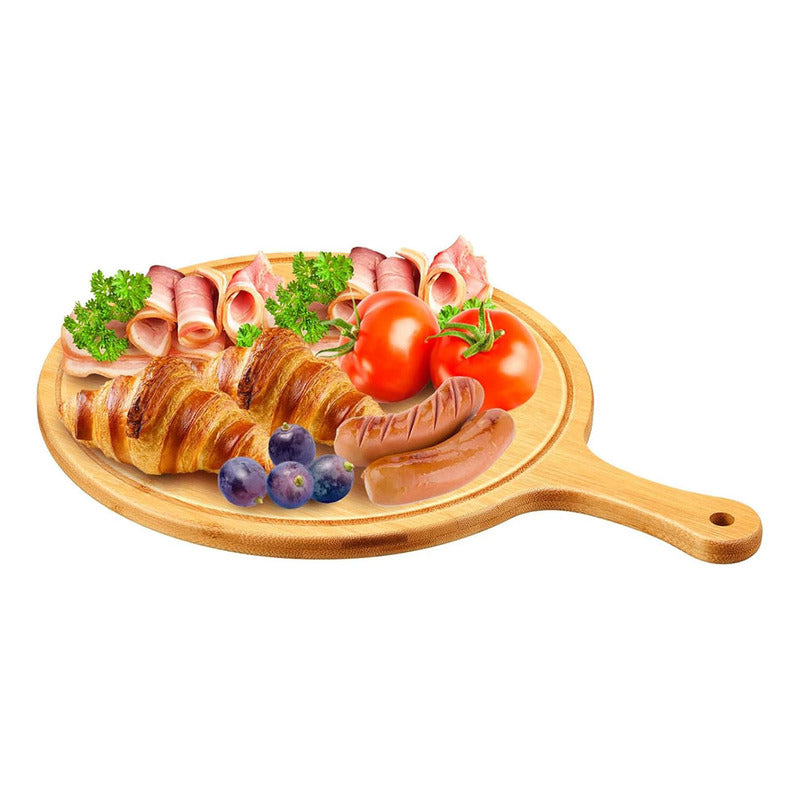 3 Tabla Para Picoteo Tabla Rustica Tabla Pizza Mader 25x35cm