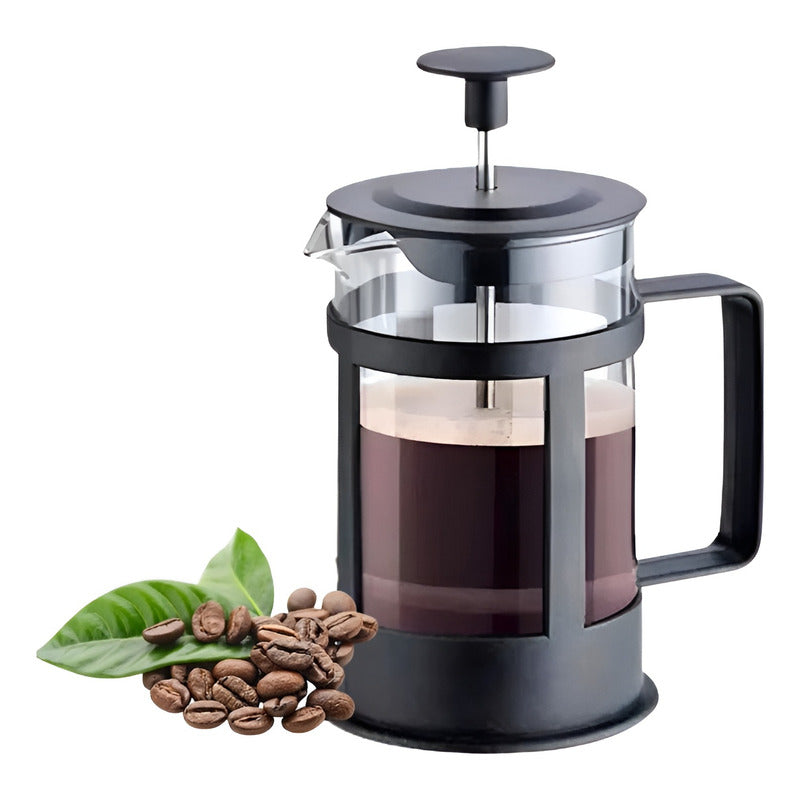 Prensa Francesa Cafetera Manual 350 Ml + Tazon De Cafe Taza