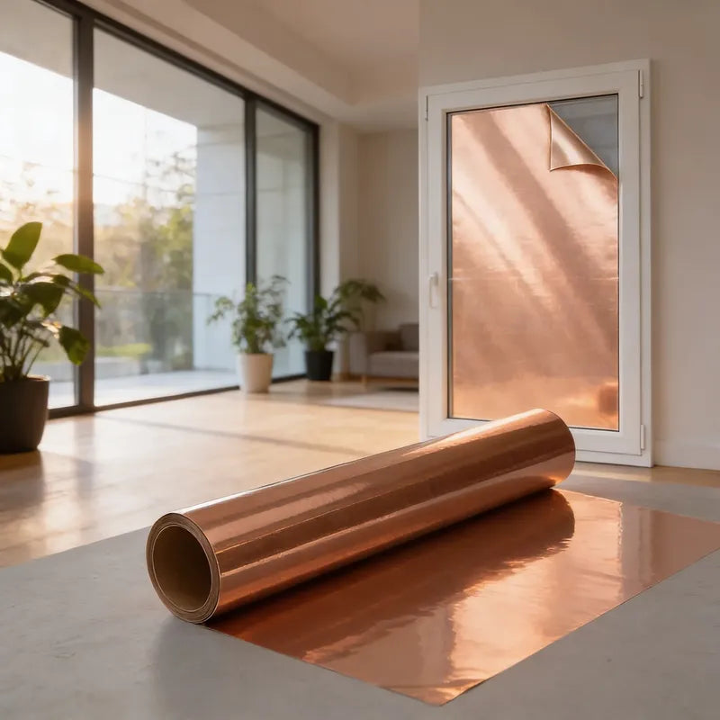 Vinilos Vidrio Ventanas Adhesivo Confort Luz Natural Hogar A Negro