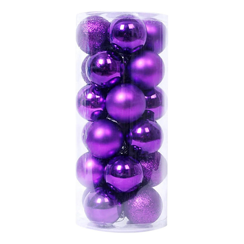 Esferas Navidad 5 Cm Brillante Mate 20 Unid Vitrineon Cl