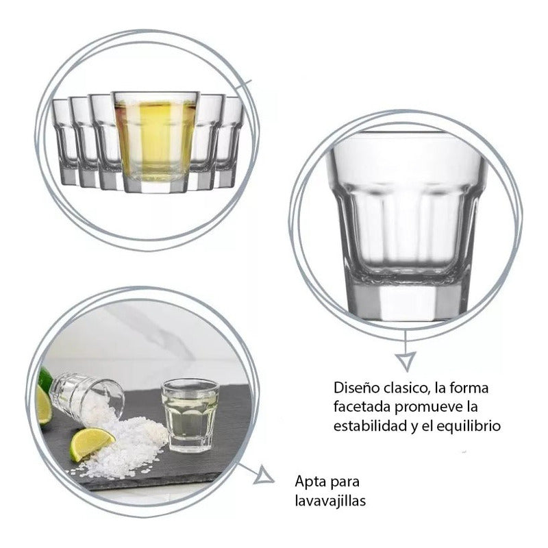 Set 18 Vasos Shot Tequilero Vasos Shopero Vasos Shot