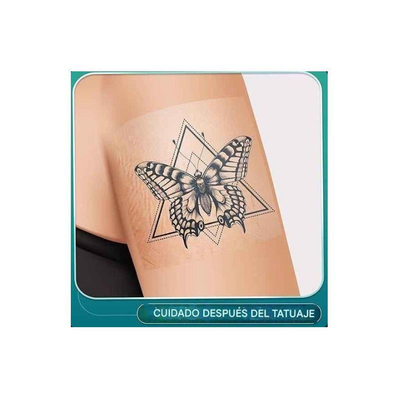 20 Parche Para Tatuaje Film Protector Parche Tatuajes 7x7cm