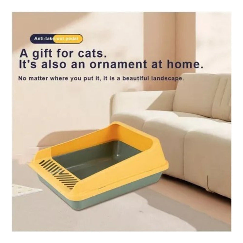 Arenero Para Gato Caja De Arena Higiene Gatos Para Gatos