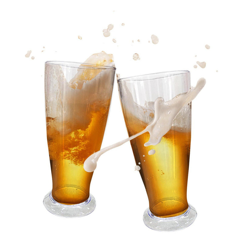 Kit 20 Vaso Tulipa Para Cerveza Acrílico 220ml