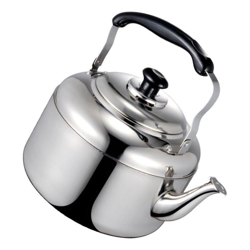 Tetera De Acero Inoxidable Cuello De Cisne De 2 Litros