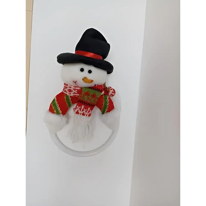 Adorno Navidad Decoracion Navideña Muñeco De Nieve Navidad Blanco - Rojo Muñeco De Nieve 257