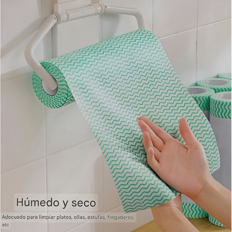 100 Paño Absorbente Cocina Paño Desechable Paño Reutilizable