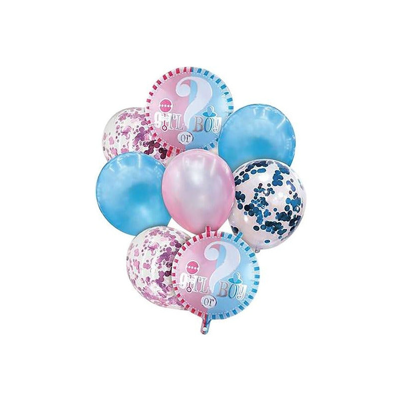 Set Globos Baby Shower Globos Decoracion Revelador Genero