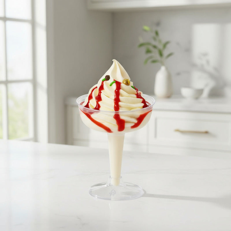 6 Copas De Acrilico Copas Para Helado Copa De Postres 120 Ml
