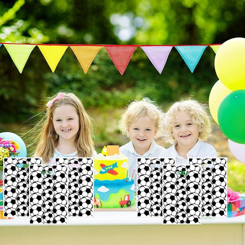 X10 Bolsas Para Piñata Pelota Futbol Bolsas Dulces Piñata