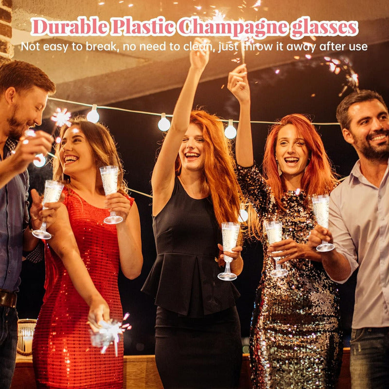 X12 Copa Acrilico Copas Champagne Copas Champaña 165ml