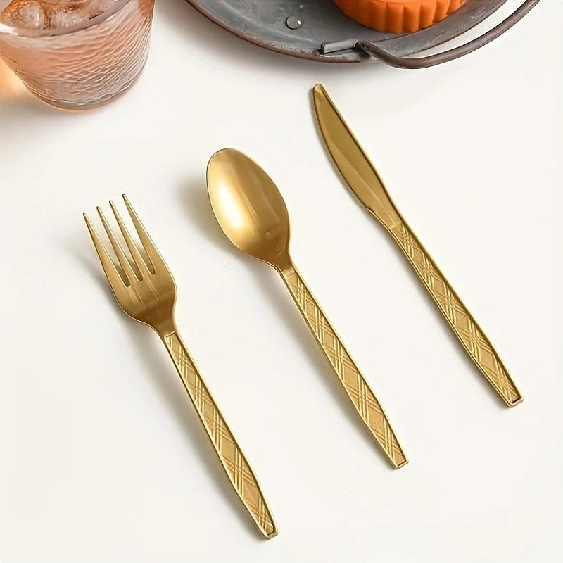 X24 Tenedor Plástico Desechable Fiesta Cubiertos Desechables