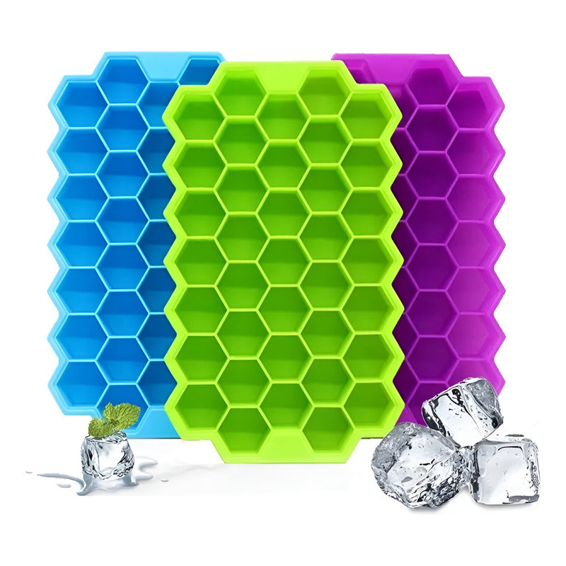 Hielera Cubeta Hielo Silicona Hielera Molde Para Hielo 37cav