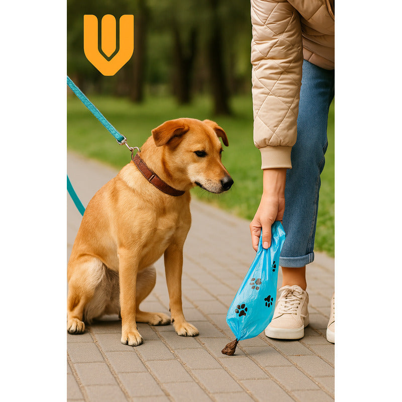 Pack 10 Bolsas Basura Excrement Heces Mascotas Perro Bolsas