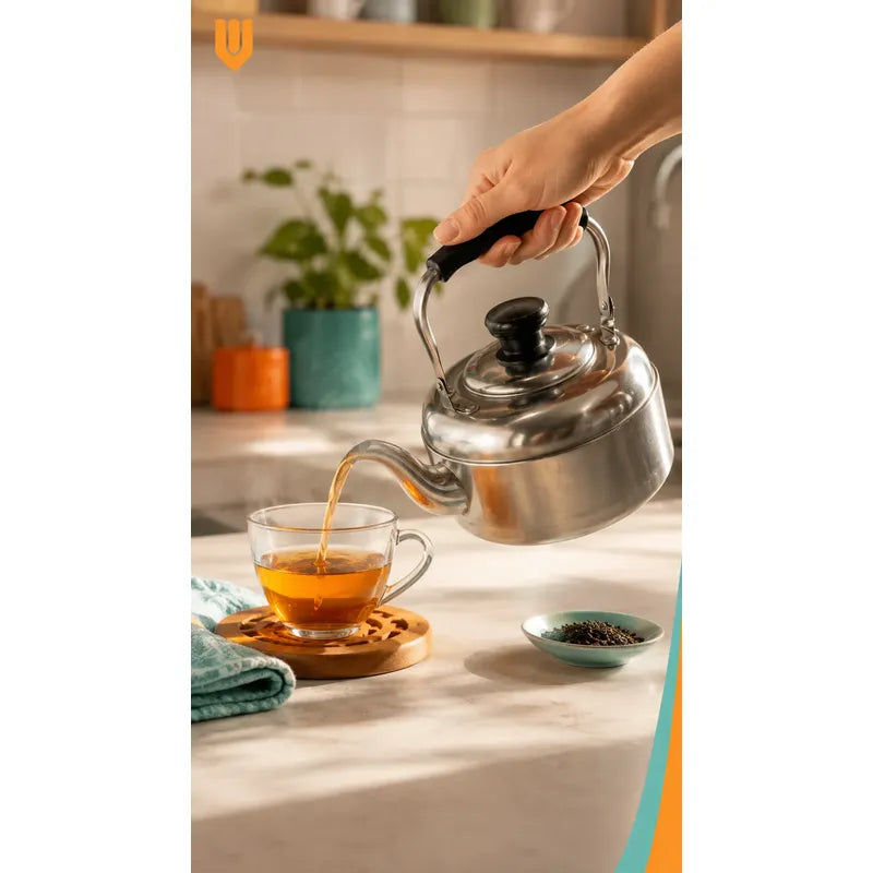 Cafetera Cuello Cisne Sopas Infusiones Montaña Full Cocina P Tetera Cuello Cisne Acero Inoxidable 2 Litros Plateada Mango Plástico Apta Fuego Directo Cocina Cafés Tés Dcbz18 Premium