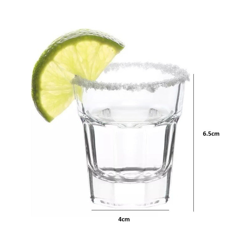 Set 60 Vasos Shot Tequilero Vasos Shopero Vaso Shot Vidrio