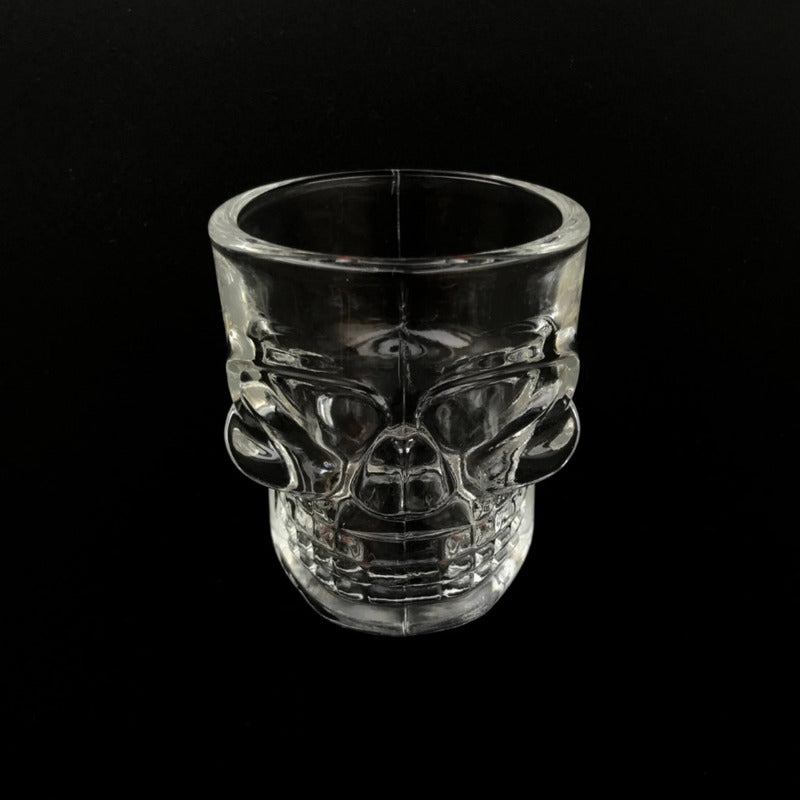 Set 12 Vaso Shot Calavera Tequilero Vasos Shoperos De Vidrio