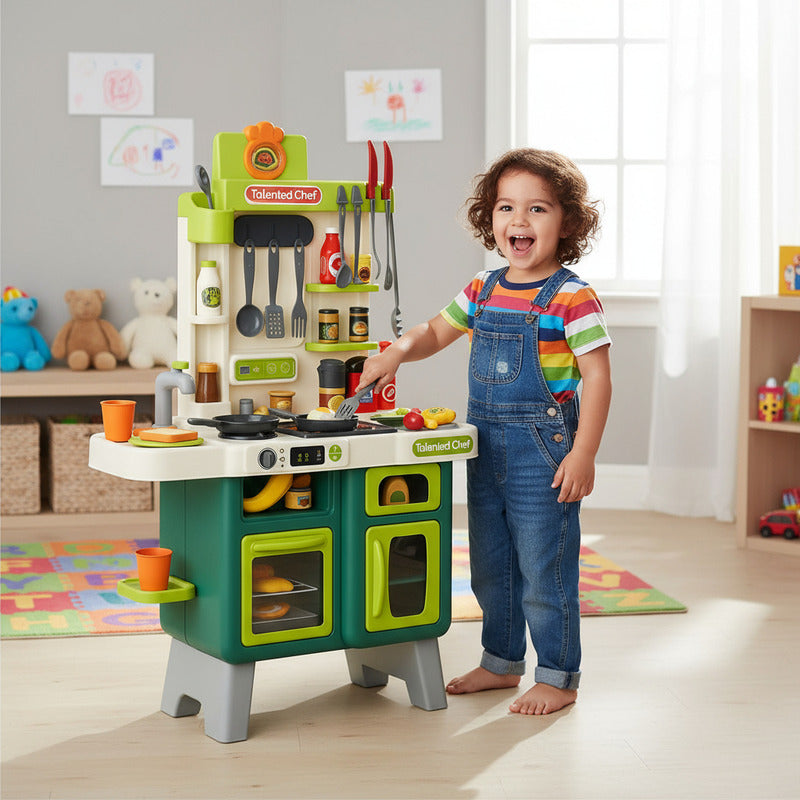 Cocina Infantil Juego Niños Juguete Set Cocina 104 Piezas