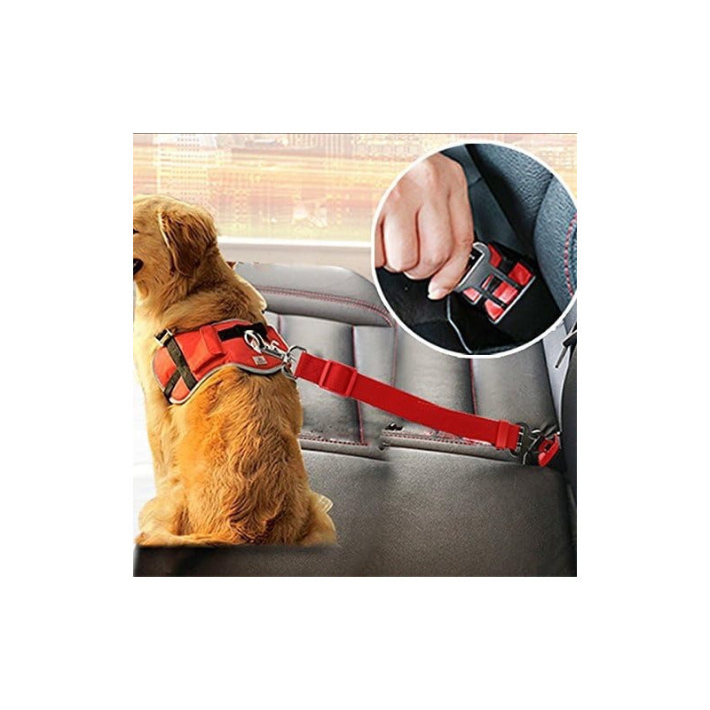 X2 Cinturón De Seguridad Auto Perro Correa Cinturón Gatos