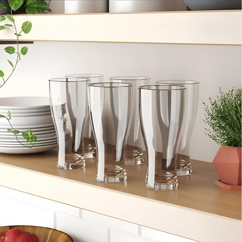 10 Vaso Acrilico Vaso Cervecero Vaso Reutilizable Vaso 440ml