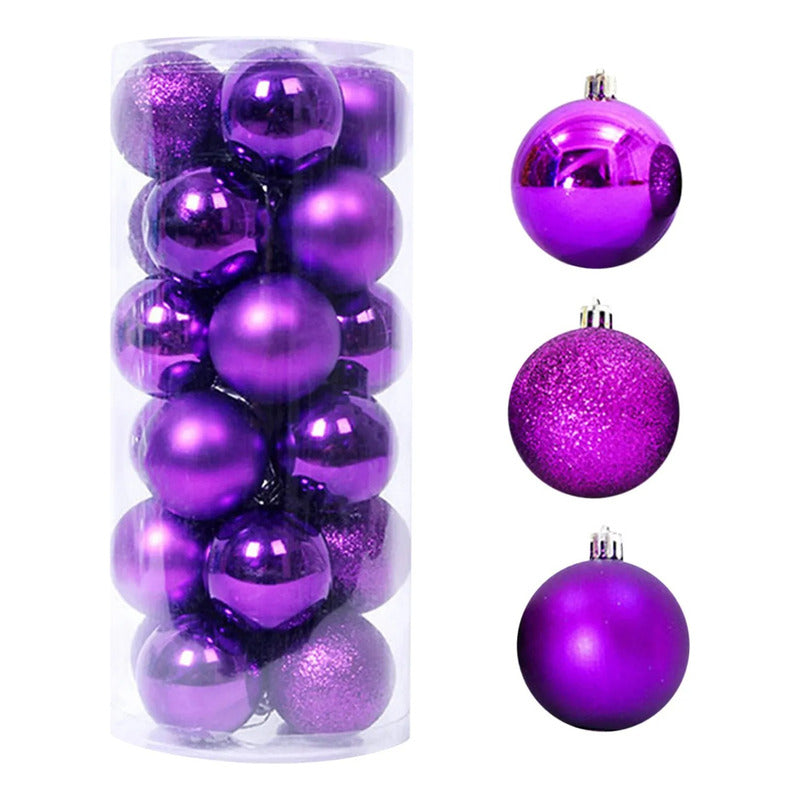 Esferas Navidad 5 Cm Brillante Mate 20 Unid Vitrineon Cl