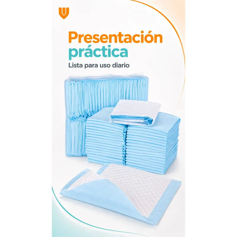60 Sabanilla Adulto Protector Cama Pañales Protector 60x90 Sabanilla 60x90 Azul - 60x90 Cm