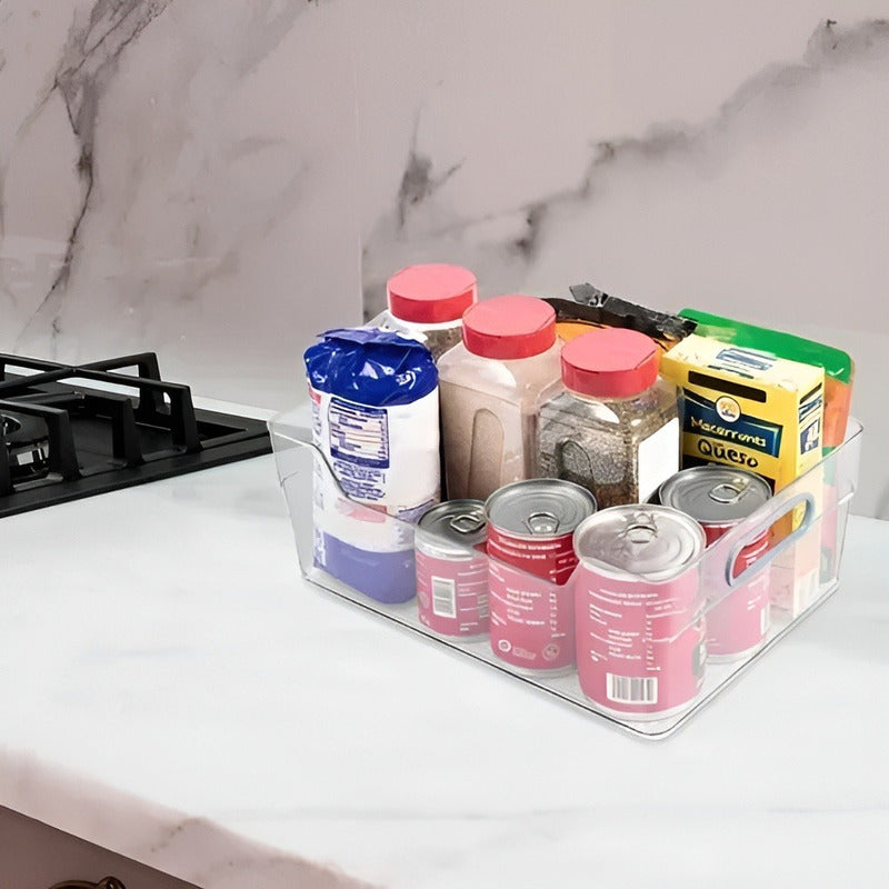 Pack X4 Organizador De Despensa Contenedor Multiuso Cocina
