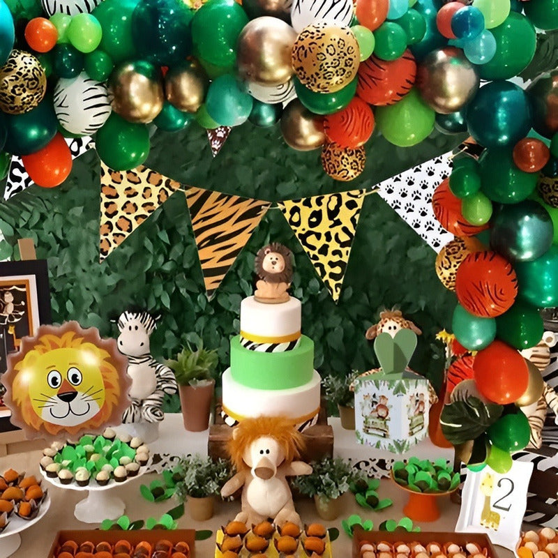 12 Cajas De Cotillon Safari Dulces Decoración Safari Fiesta
