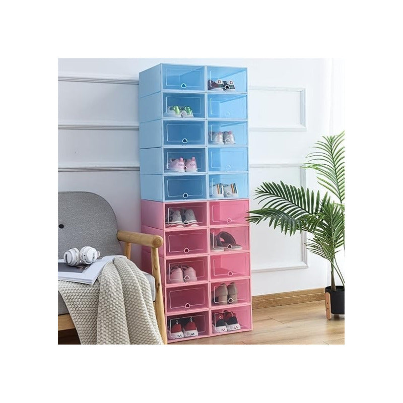 2 Caja Organizadora De Zapatos Cajas De Almacenamiento Cajon