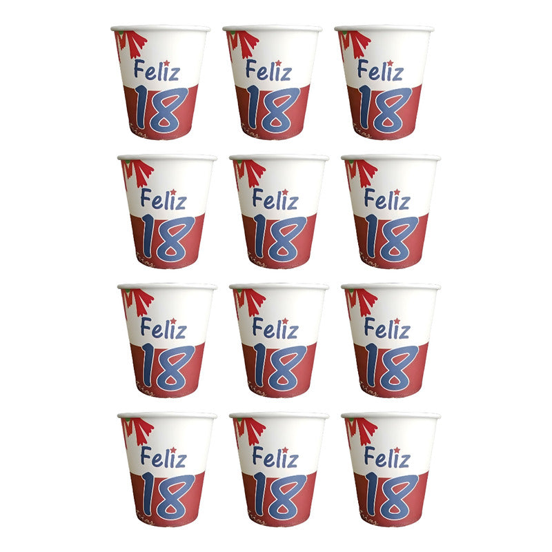 20 Vaso Desechable Fiestas Patrias Decoracion Fiestas Patria