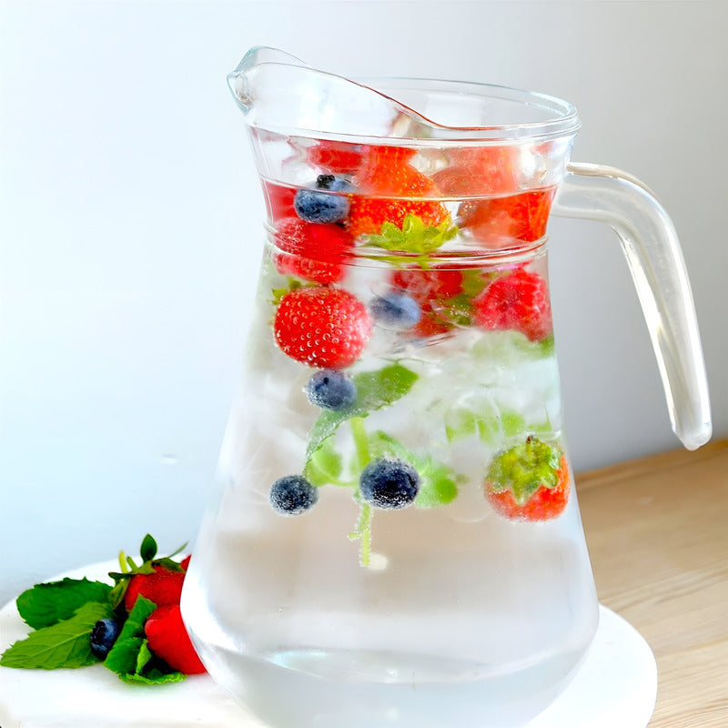 X3 Jarra De Vidrio De Agua Jugo Jarras Agua Transparente